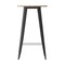 Flash Furniture 23.75 RD Bar Top Table Brown Poly Top/Black Frame JJ-T14623H-60-BRBK-GG - alternate 6